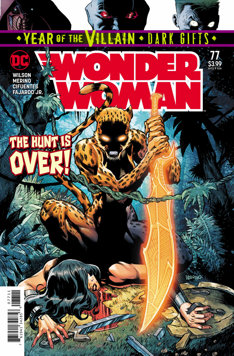 The cover of Wonder Woman #77.